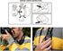 E-outstanding 2Pcs Camera Lens Cap Holder Keeper, for 52mm 67mm 58mm lens cap