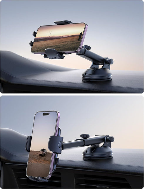 Lamicall Cell Phone Holder Car, Ultra 70LBS Suction Phone Mount for Car Dashboard for iPhone Samsung