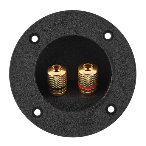Terminal Connector, Pure Copper Plated Wiring Terminal, 48MM 2 Copper Binding Post Terminal Cable Connector