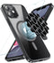 Fin2feel iPhone 11 Magnetic Case with Glass Screen Protector & Suction Cup Mount for TikTok, Selfies, & Hands-Free Use.