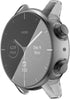FitTurn Compatible with Moto 360 3rd Gen Screen Protector Case Cover, All-Around Metal Color TPU Bumper