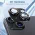 Uniwit [2 Pack 14/14 Plus,9H Camera Lens Protector for iPhone Tempered Glass,Aviation Aluminum Plate Cover,Night