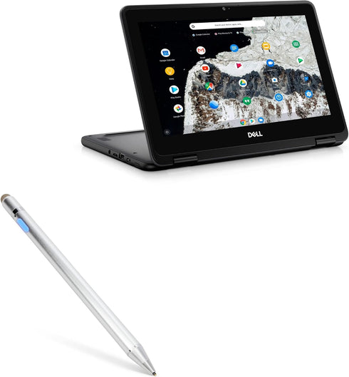BoxWave Stylus Pen Compatible with Dell Chromebook 11 2-in-1 3100, AccuPoint Active Stylus with Ultra Fine Tip