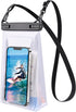 IPX8 Floating Waterproof Phone Pouch, Large Clear Phone Dry Bag Case with Adjustable Lanyard for iPhone Samsung