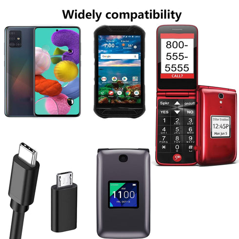 Cell Phone Charging Cable, USB Charger Cord Compatible with Phone Powerbank Cell Phone Tablet and Easy to Use Phone 3.3ft