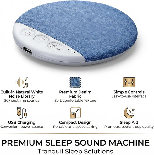 Generic Pillow Speaker for Sleeping, Bluetooth Pillow Speaker, Under-Pillow Speakers with White Noise, Stereo Bass