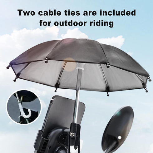 Adjustable Universal Cell Phone Umbrella Stand, Anti-Glare Cover Sun Shield, Outdoor Phone Sunshade Holder