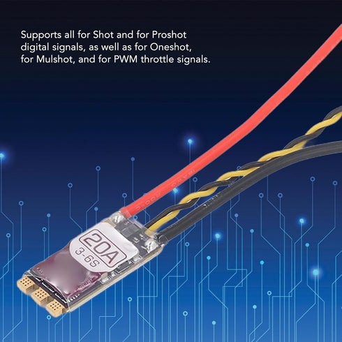 32 20A 170 450 STN32G071 32 Electronic Speed Controller Bit High Performance Drone ESC with Low Noise for Multirotor