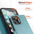 OCASE Wallet Case Compatible with iPhone 12/12 Pro, PU Leather Flip with Card Holders, Mint Green