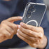 ENCASED 2-in-1 MAG Case for Samsung Galaxy A15 5G, Magnetic Cover with Ring Grip, Clear Silicone Phone Holder