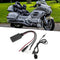 DC 12V Car Audio Cable AUX Bluetooth 5.0 Adapter for Honda Goldwing GL1800