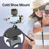 CAMOLO GEEK 1/4"-20 16 Metal Phone Tripod Mount with Arca Port & Magnetic Action Camera Adapter, Adjustable Smartphone