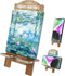 Creative Masterpiece Painting Board Phone Stand for Stylish Desktop Display – Acrylic Decorations Set (Water Lilies -