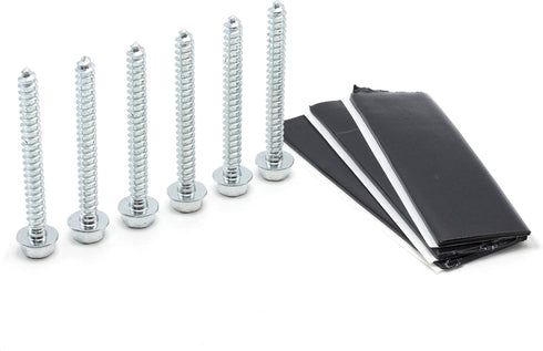 THE CIMPLE CO Pitch Pad Kit - Zinc - 6 Grade 5 Steel Lag Bolts and 3 Mastic Pads for Roof Antennas