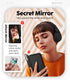 GOOSPERY Card Holder Wallet Case for iPhone 12 Pro Max 6.7"(2020) - Black, Protective Dual Layer Bumper with Mirror