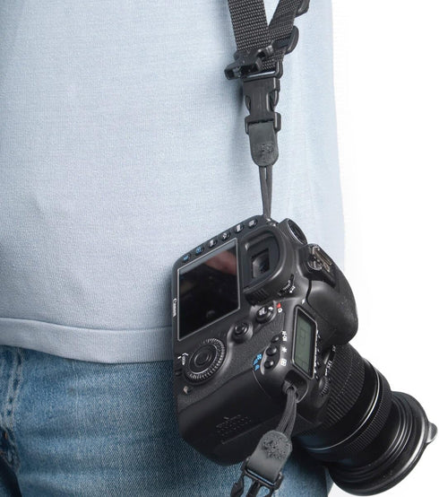 OP/TECH USA Neoprene Double Sling Camera Harness Strap for Photographers, Model 6501082, Color Black