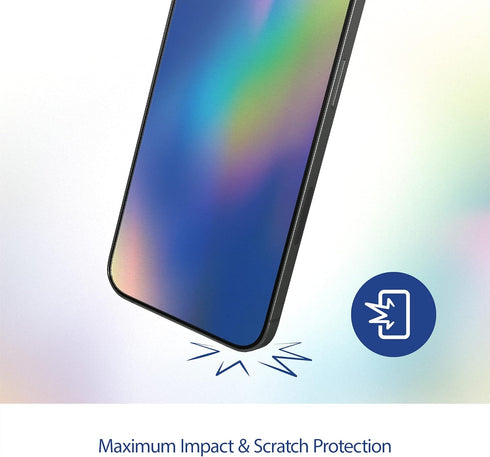 max Protection HD Screen Protection - 2 Pack Tempered Glass Screen Protector for Apple iPhone 13 mini