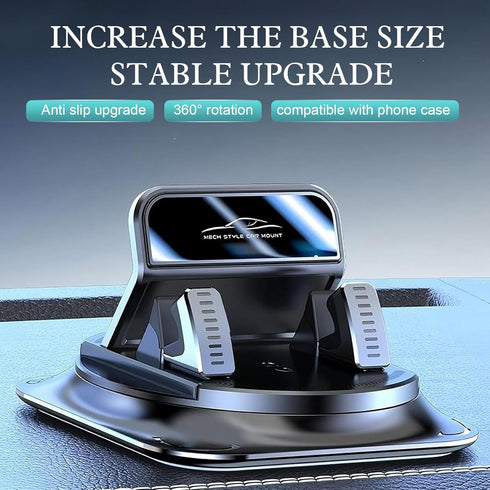Zosgrew 360 Dashboard Navigation Bracket, Degree Rotation Automotive Phone Holder, Universal Self-Adhesive Non-Slip Car