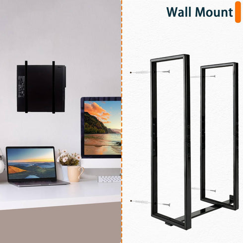 SFF PC Under Desk and Wall Mount, H 14.6" x W 4", Compatible with Dell OptiPlex 7040 7050 5050 9020
