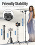 povodo Selfie Stick for iPhone:Selfie Stick Tripod with Remote,Tripod for Video Recording,is Content Creator's Vlogging