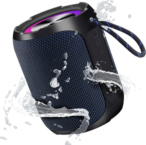 YOUXIU 40W Portable Bluetooth Speaker, 360 Degree Stereo Subwoofer, IPX7 Waterproof, Double Pairing Support