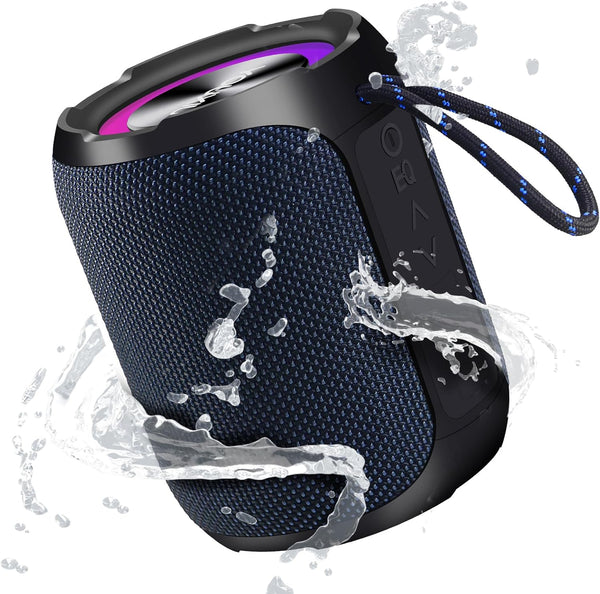 YOUXIU 40W Portable Bluetooth Speaker, 360 Degree Stereo Subwoofer, IPX7 Waterproof, Double Pairing Support