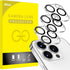 JETech 9H Tempered Glass Camera Lens Protector for iPhone 14 Pro/Pro Max, Anti-Scratch, HD Clear, 3-Pack, Case Friendly.