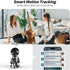 Indoor Camera Robot - 2k HD WiFi Pet Robot Camera with Phone App, 360 PTZ Nanny Cam, Night Vision