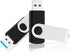 KOOTION 10PCS 2GB 2.0 USB Flash Drives USB Flash Drives Memory Stick Fold Storage Thumb Drive Pen Swivel Design Black