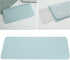 Keyboard Case, Thin Portable Faux Leather Dustproof Waterproof Shockproof Keyboard Carrying Bag Storage Case Inner Protection Cover, for Logitech K380(Light Blue+Silver)