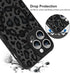 KANGHAR Case for iPhone 14 Pro, Compatible with Magsafe, Leopard Printed Pattern Cute Cheetah