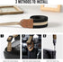 MoKo Cotton Woven Camera Strap, Adjustable Universal Neck & Shoulder Strap for Video Camcorder, Black & Beige