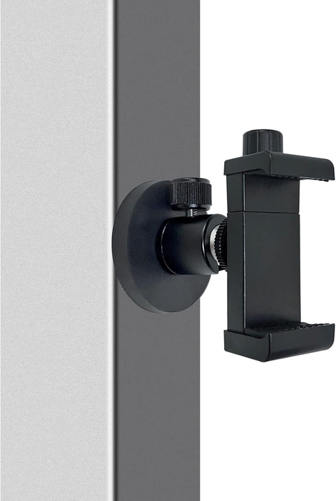 Heavy Duty Gym Magnetic Phone Mount Holder, Cell Phone Clamp for Ferrous Metal Surfaces, Designed for Gym, Motorcycles,