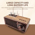 Retro Bluetooth Speaker, Vintage Radio with Natural Wood, 20W Dual Speakers Stereo, U Disk/TF Card/Aux Music Player,