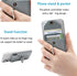 RFID Card Holder & Ring Stand for All Smartphones - Light Grey