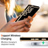 Teageo Black Case for Samsung Galaxy S24 Ultra 5G, Cute Love-Heart Luxury Soft Back Cover with Full Camera Protection
