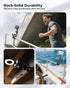 CAMBOFOTO 360 1/4"-20 3/8"-16 Camera/Gopro/Ronin-M/MOVI/Insta360/Tripod/Desk Super Clamp Camera Mount, Dual Ballhead