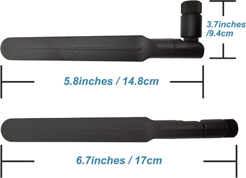 Tenmory 4G 9dbi 698-2700MHZ 3G 4G LTE Antenna LTE Universal Wide Band Omni Directional Paddle Antennas with SMA Male