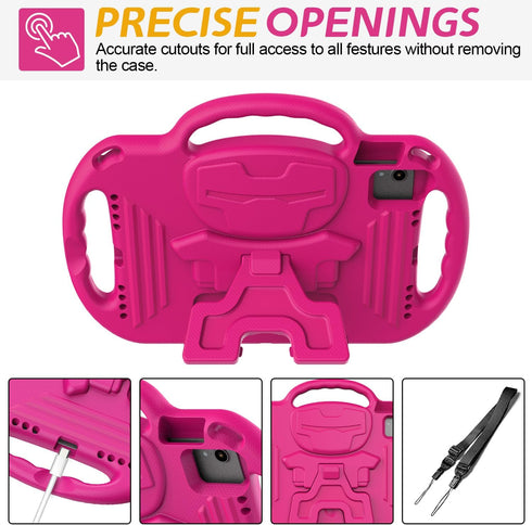 AVAWO Kids Case for iPad 11th Generation 11 Inch 2025 & iPad 10th Generation 10.9" 2022, Shockproof Rugged Cover Rose