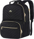 Backpack Backpack Pack 15.6 Inch Commuting, MATEIN Work with Lunch Compartment, Insulated Quilted Lunch for Women