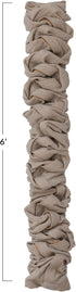 Creative Co-Op Cotton Chandelier Cord Cover, Natural