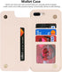 iCoverCase Wallet Phone Case for iPhone 8 Plus/7 Plus with Card Holder, RFID Blocking PU Leather Protective