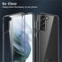 Rayboen Crystal Clear Case for Samsung Galaxy S21, Shockproof Slim Fit Phone Cover with Transparent Hard Back