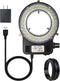 Light Microscope LED Ring Illuminator, Adjustable USB 64 LEDs Ring Light for Lab Stereo Microscope & Camera