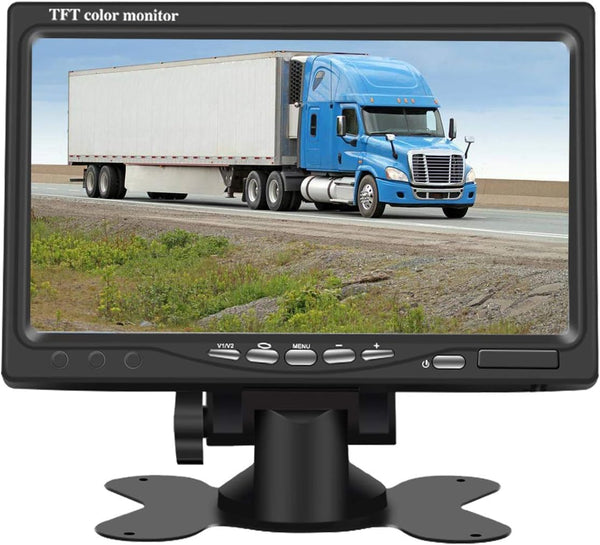 Yasoca 7 Inch LED Backlight TFT LCD Monitor for Car Rearview Cameras, Car