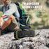 Emergency Radio Waterproof Bluetooth Speaker, Portable AM FM Radio with Flashlight and Solar Panel