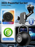 Qhumility 3-in-1 2025 360 Car Phone Holder, Upgraded Phone Mount for Car Dashboard Air Vent Windshield, Adjustable Car