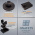 GNAFETS 360 1/4" Insta360 link2, 2, 2 Magnetic Webcam Camera Mount Degree with Screw Compatible with Logitech Brio