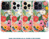 Rifle Paper Co. Cute iPhone 14 Pro Case with Floral Pattern, 10FT Drop Protection, Anti-Scratch Tech, Slim Fit - Garden