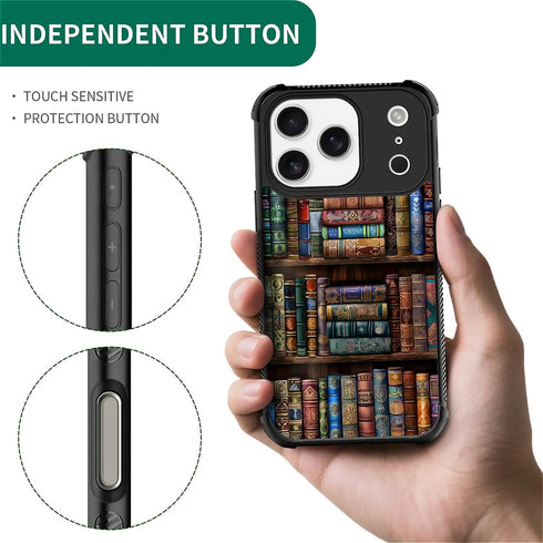 CARLOCA 17 for iPhone Pro Compatible with Magsafe Case Design for Girl Boy Shockproof Magnetic Charge Hard PC Back Case